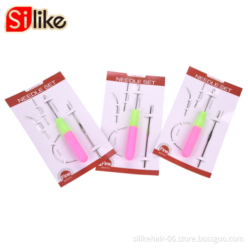 Crochet Hook Needle Plastic Handle Needles Crochet Hook Synthetic Dreadlock Braids Hook Needle  Synthetic Braids Hair Extension